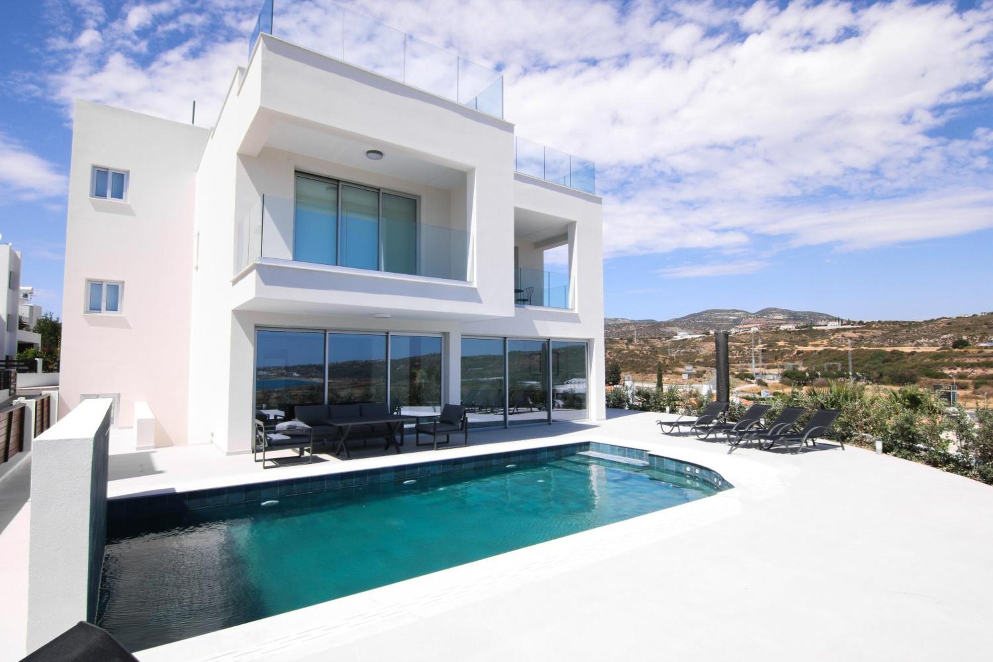 Phaedrus Living Luxury Seaview Coral Bay Villa Peyia Esterno foto