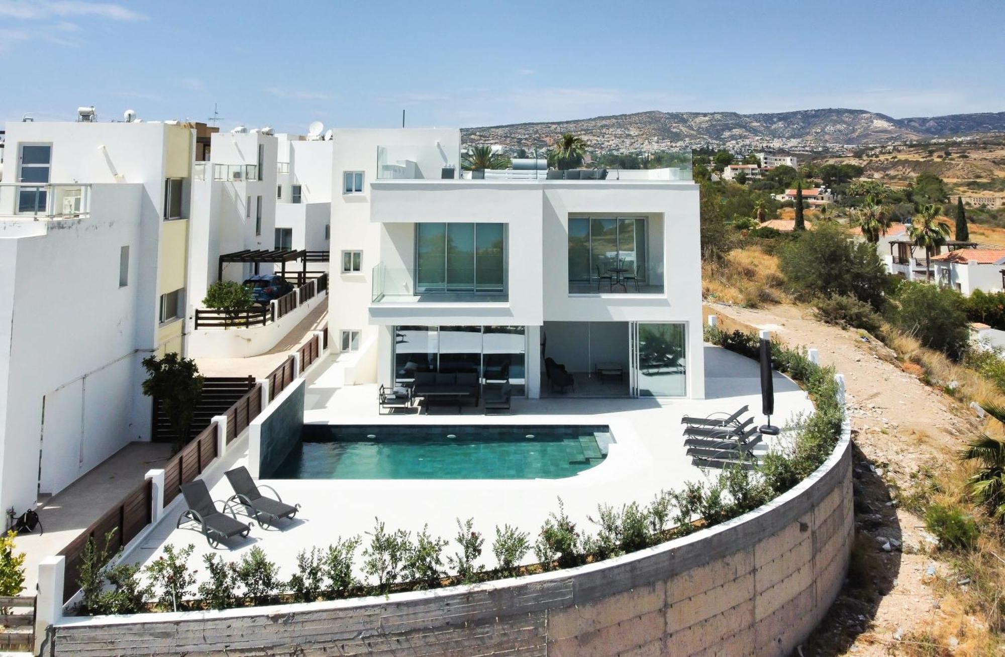 Phaedrus Living Luxury Seaview Coral Bay Villa Peyia Esterno foto